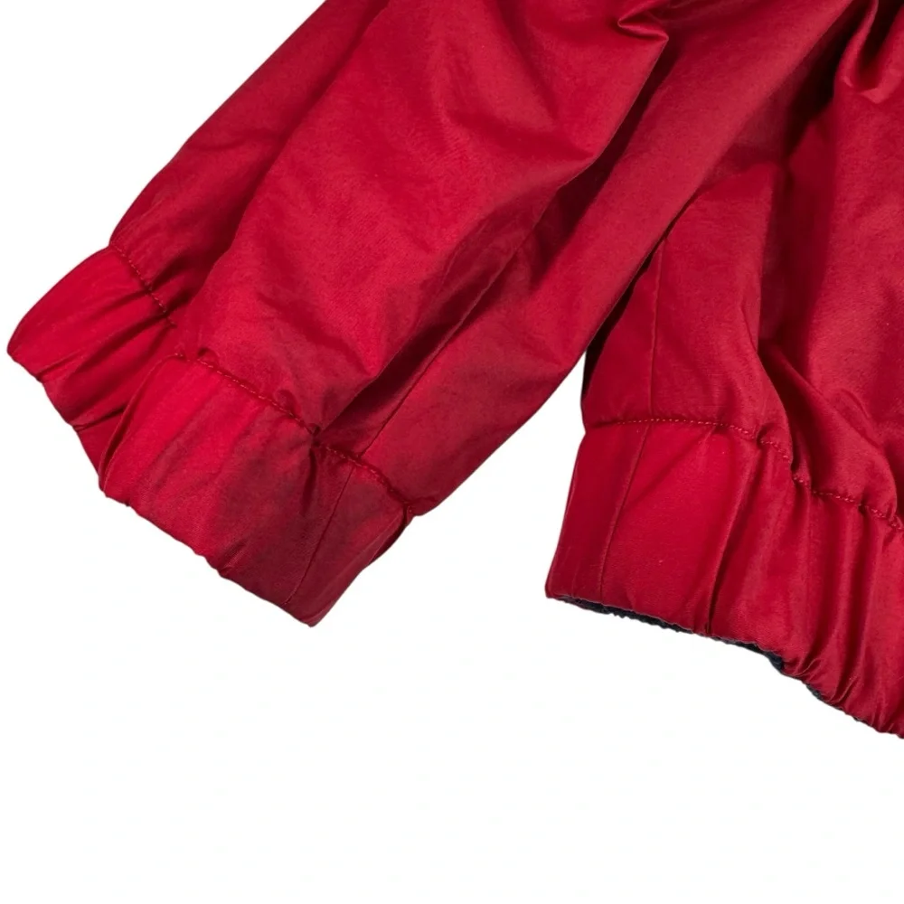 Vintage 90s Tommy Hilfiger Reversible Fleece Jacket M